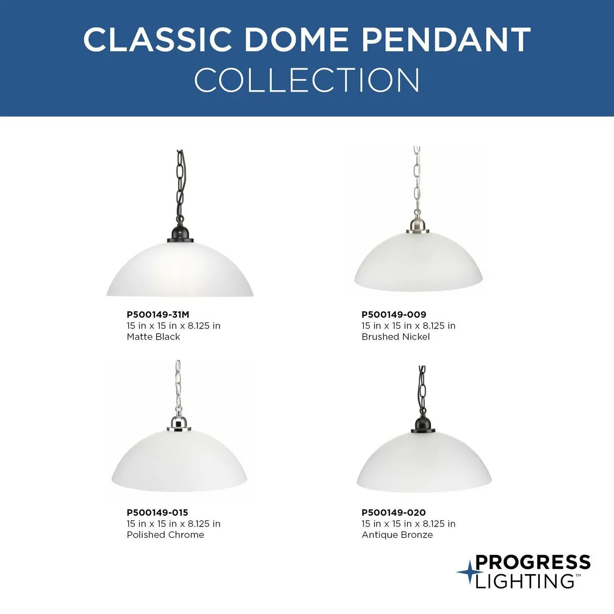 Classic Dome 1-Light Pendant