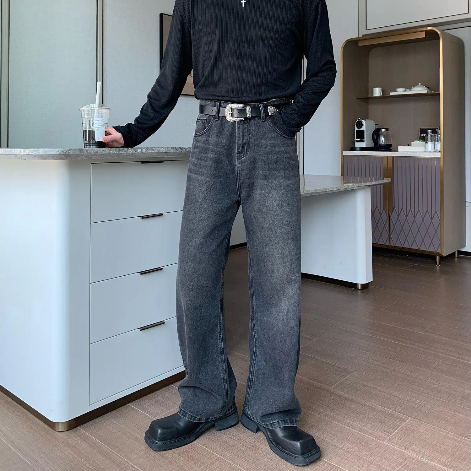 Cui Subtle Whiskers Bootcut Jeans