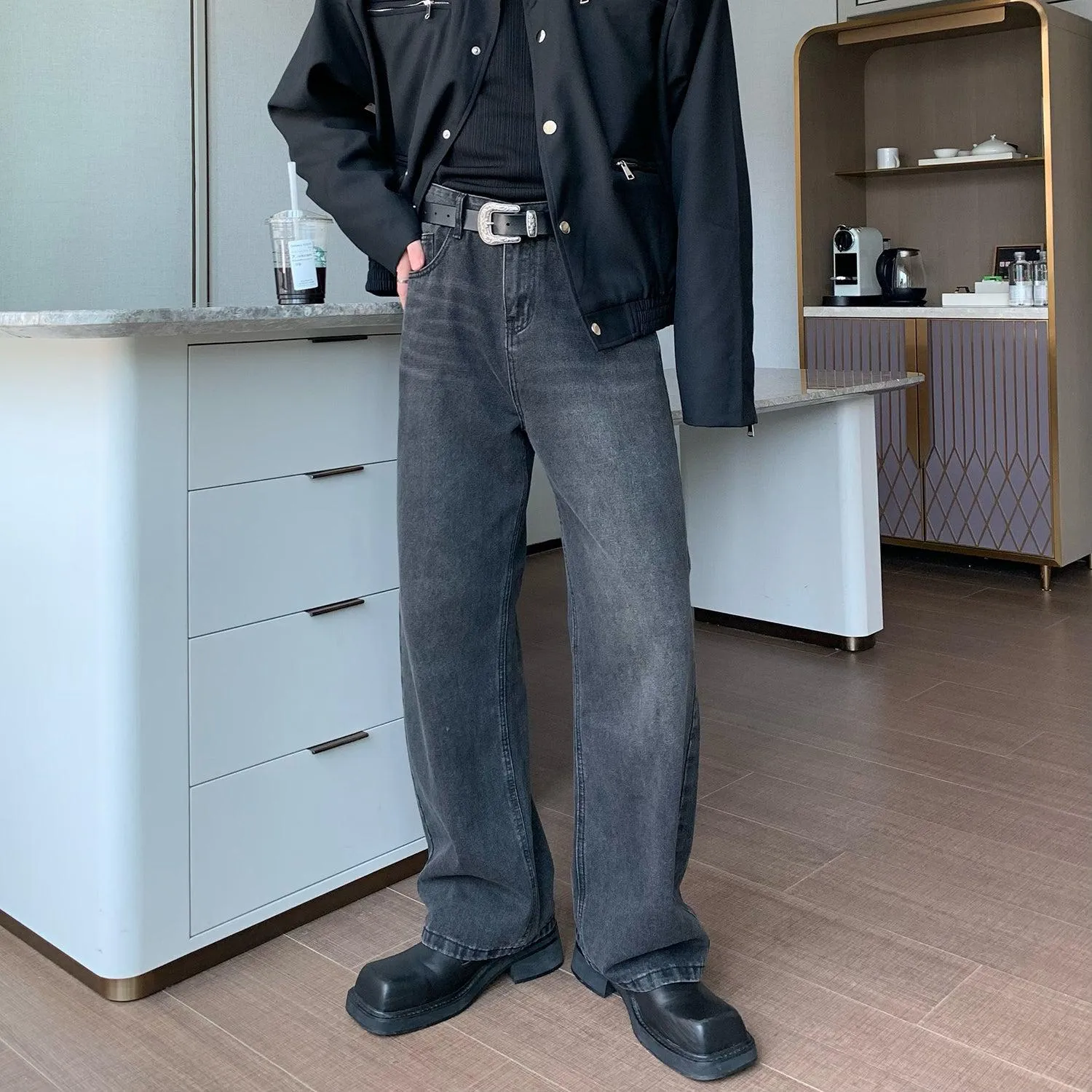 Cui Subtle Whiskers Bootcut Jeans