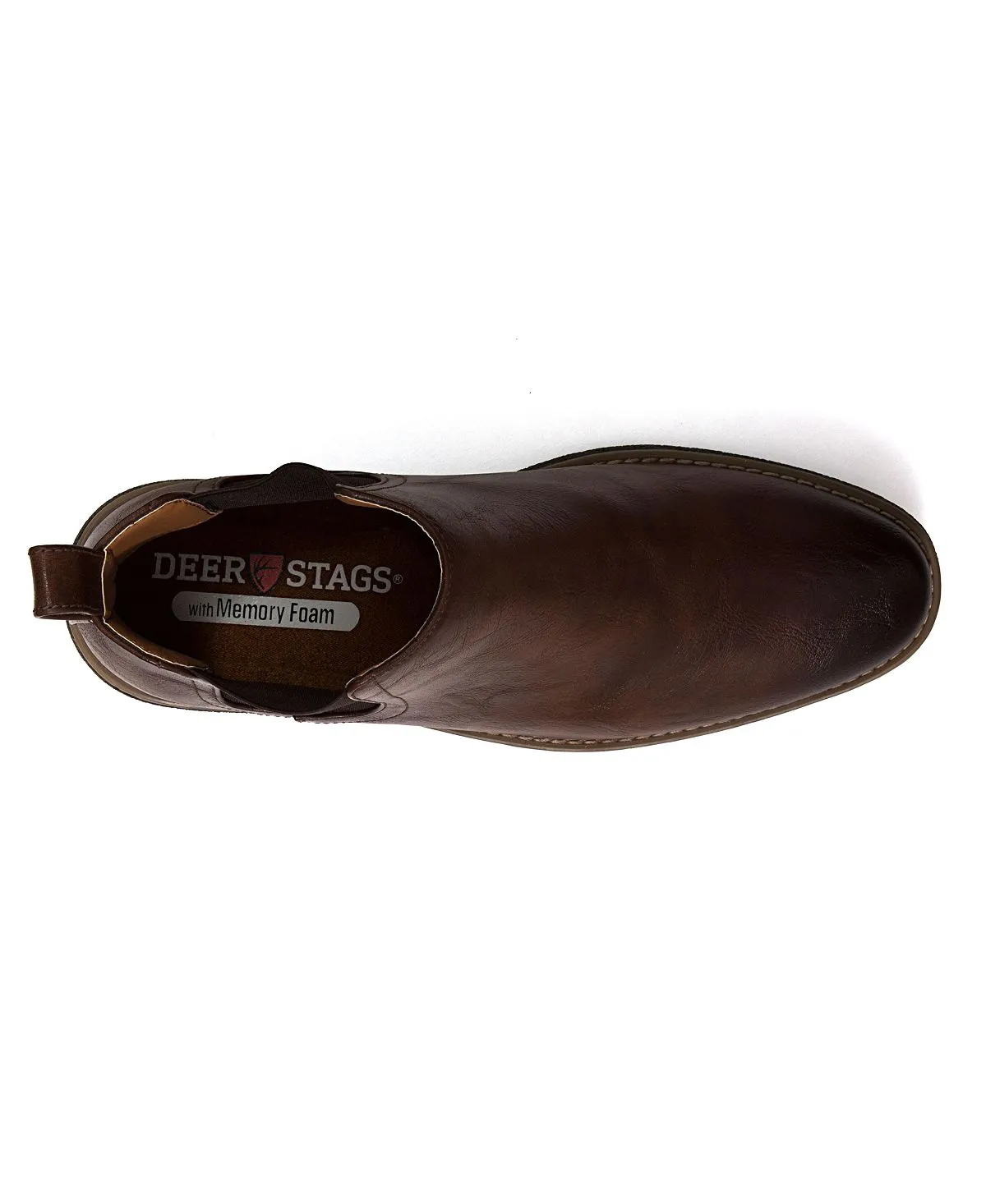 DEER STAGS Men's Rockland Memory Foam Chelsea Boots