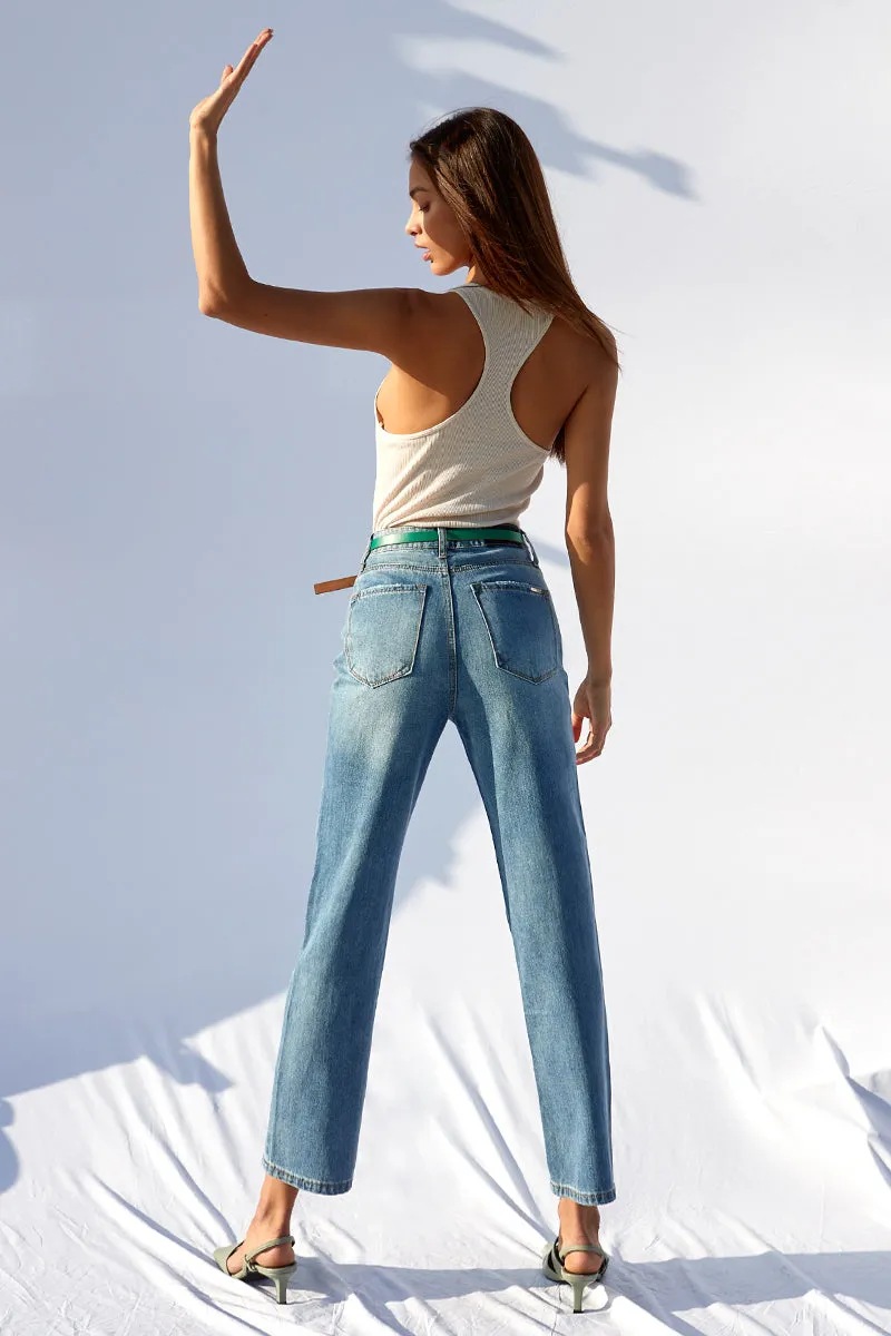 Missing You Bad Straight Jeans
