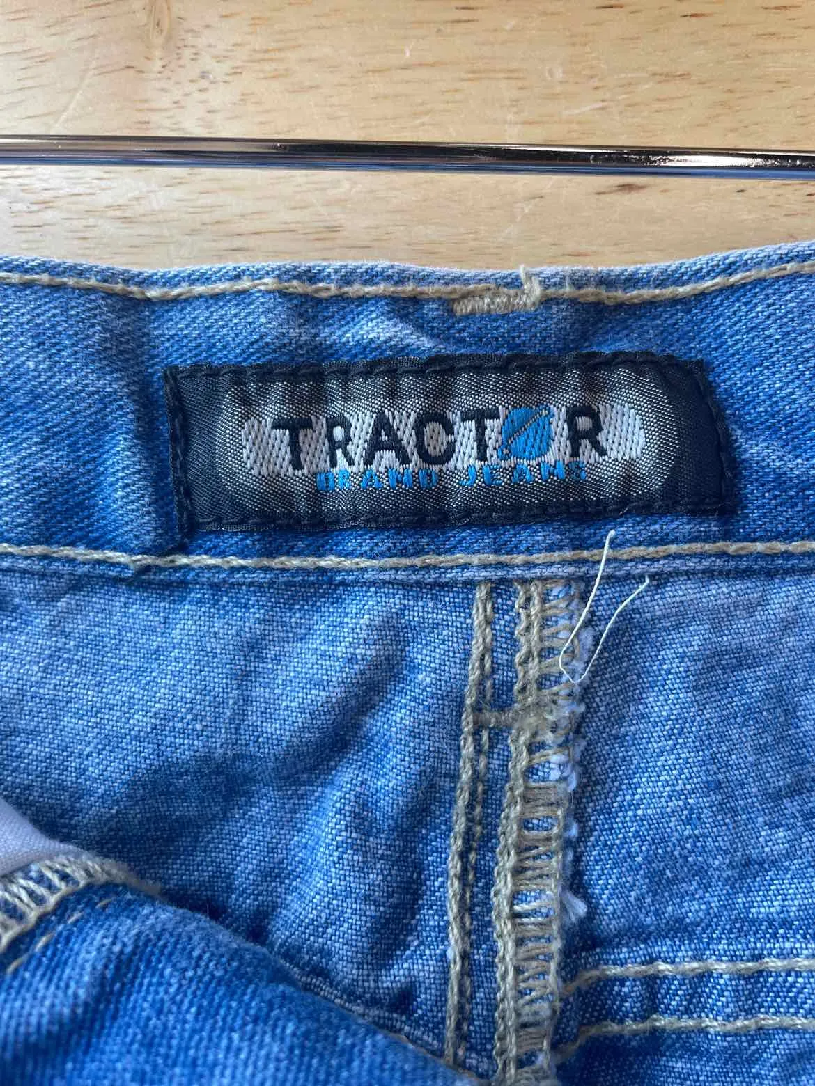 Size 33 Tractr Brand Jeans Blue Skirt