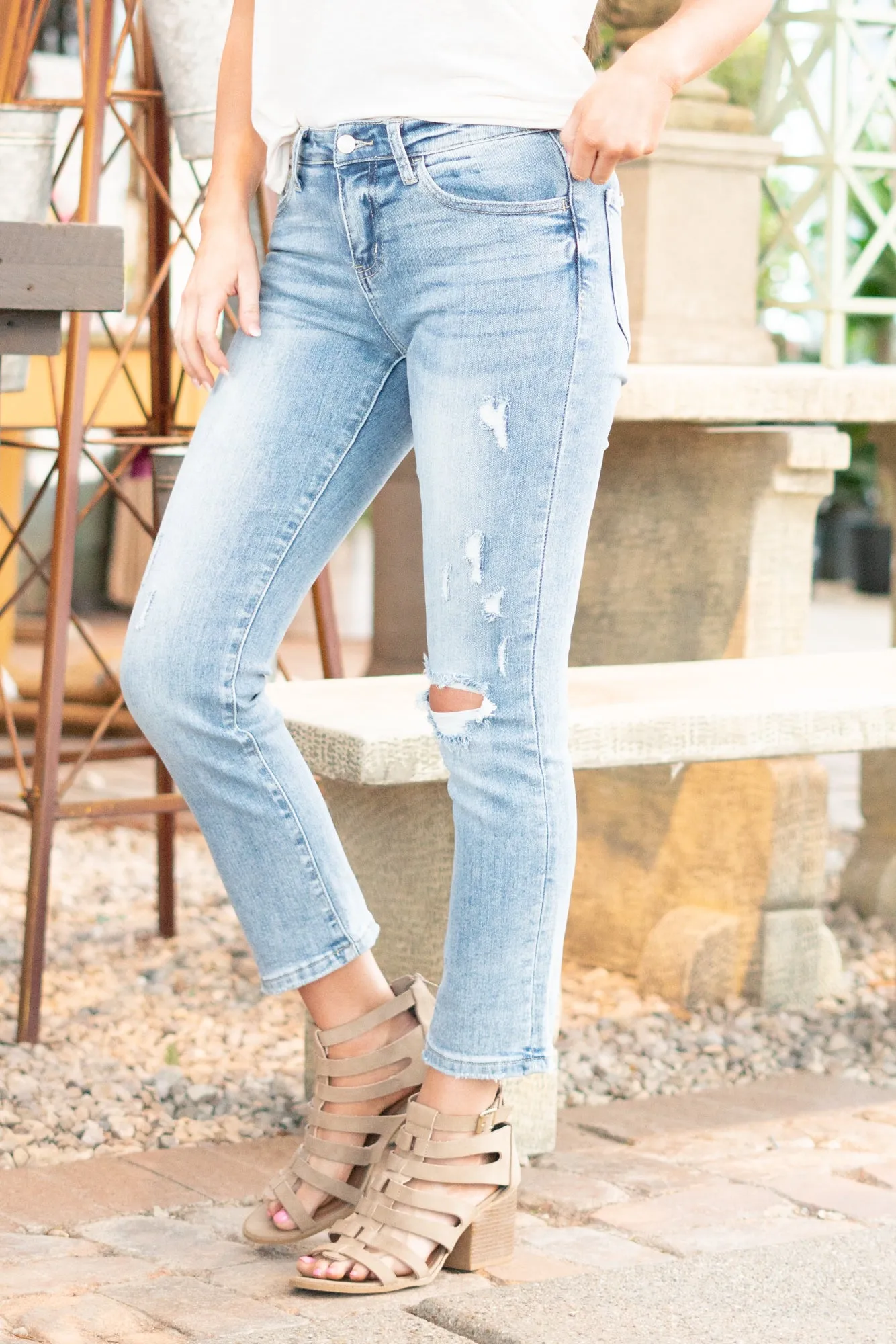 Swing Jazz Carlene Mid Rise Slim Carlene Straight