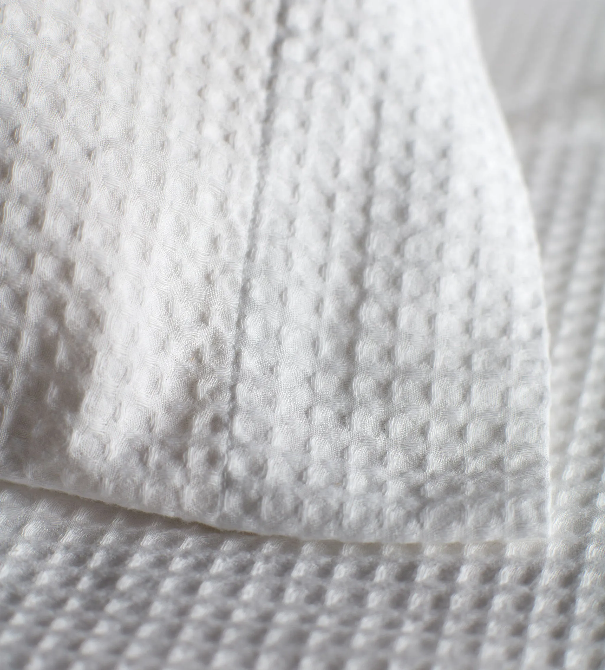 White Waffle 100% Cotton Housewife Pillowcase